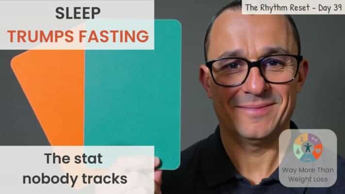 Man discussing sleep quality breakthrough during extended fasting journey
