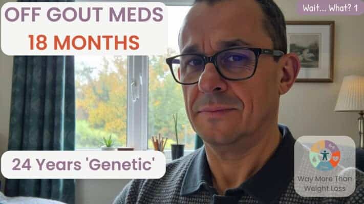Man off gout medication for 18 months after 24 years on allopurinol