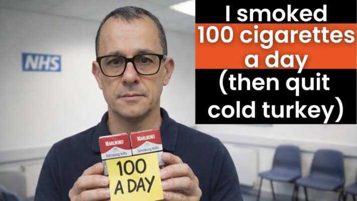 Former smoker who quit 100 cigarettes per day cold turkey