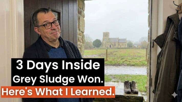 Neil reflecting on missing daily walks during grey British winter weather