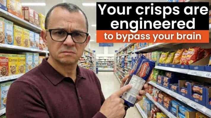 Crisps and ultra-processed foods engineered to bypass brain satiety signals