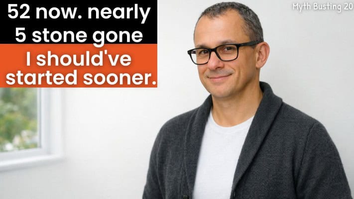 Neil at 52 reflecting on nearly 5 stone weight loss transformation journey