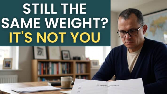 Neil tracking weight plateau data during four-day water fast set point defence